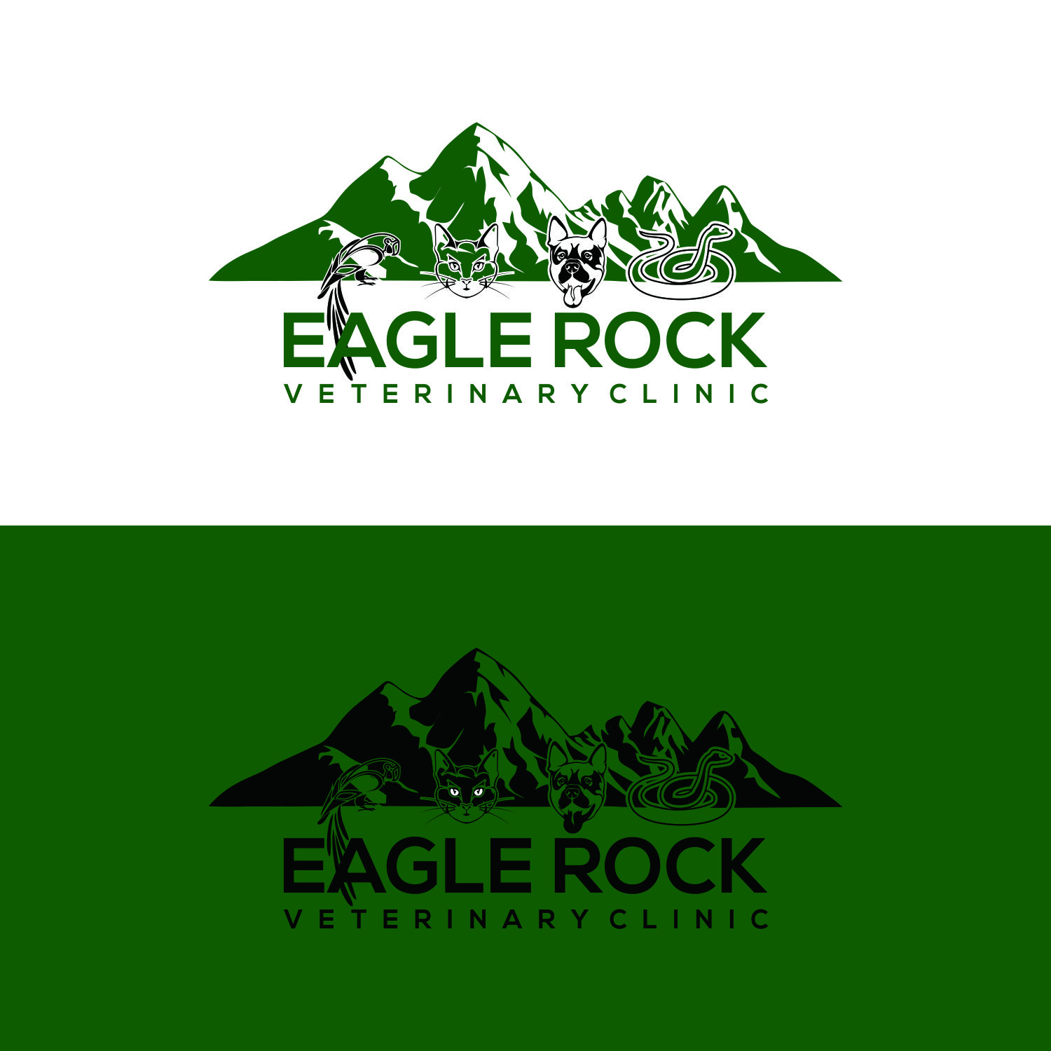 Logo-Design von catrline für Eagle Rock Veterinary Clinic | Design #27019444