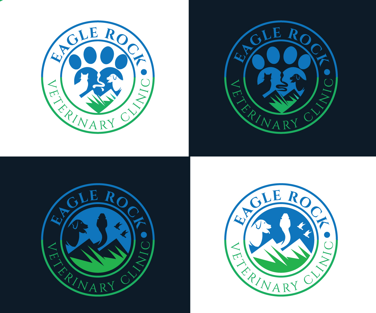 Logo-Design von Adi Graphics für Eagle Rock Veterinary Clinic | Design #27020340