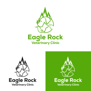 Logo Design by mbah dudung for Eagle Rock Veterinary Clinic | Design #27020443