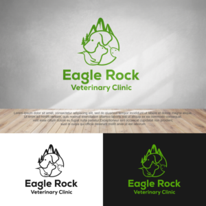 Logo-Design von mbah dudung für Eagle Rock Veterinary Clinic | Design: #27027194