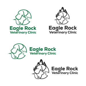 Logo-Design von mbah dudung für Eagle Rock Veterinary Clinic | Design: #27047092