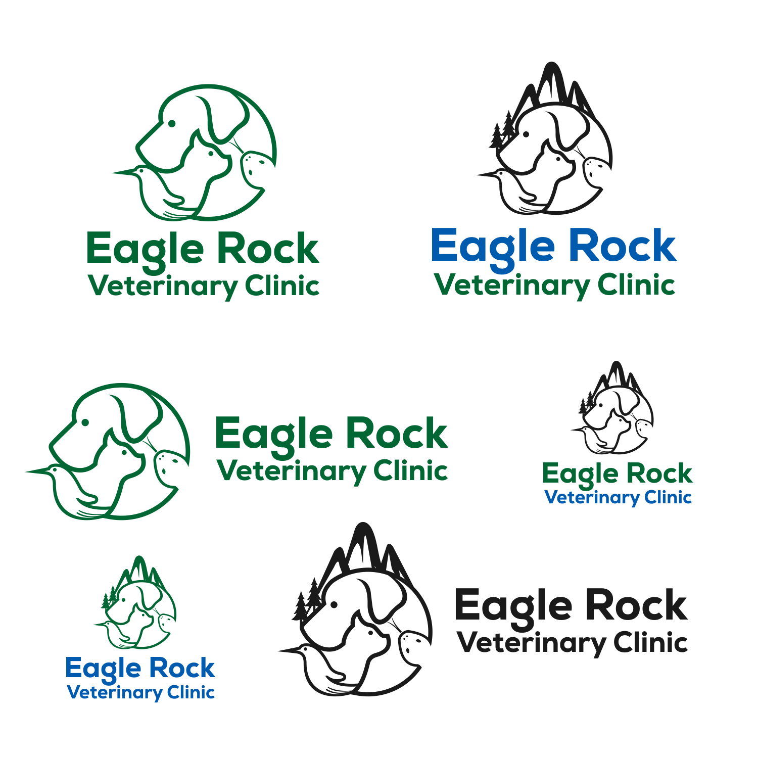 Logo-Design von mbah dudung für Eagle Rock Veterinary Clinic | Design #27049104