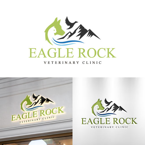 Logo-Design von Cliping_path für Eagle Rock Veterinary Clinic | Design #27036519