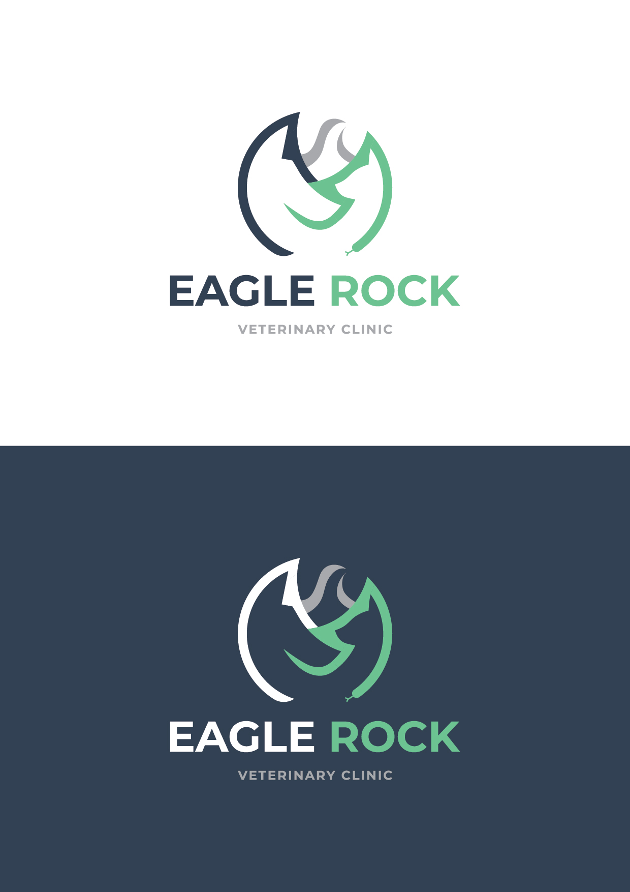 Logo-Design von k_vatova4418 für Eagle Rock Veterinary Clinic | Design #27028585