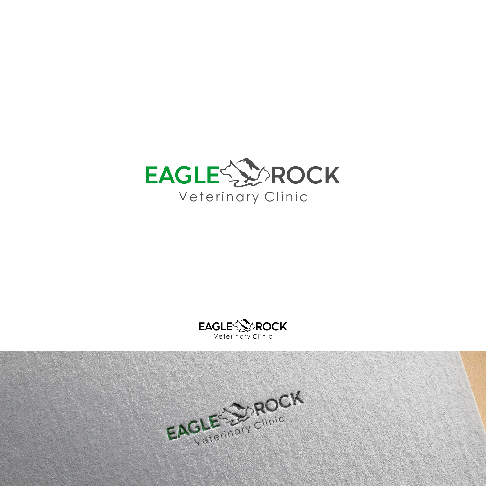 Logo-Design von Arham Hidayat für Eagle Rock Veterinary Clinic | Design #27034481
