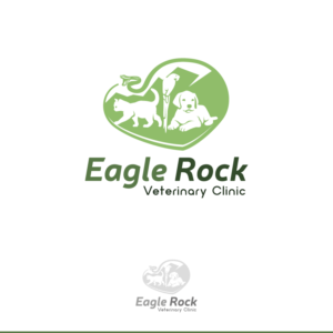 Logo-Design von Sujit Banerjee für Eagle Rock Veterinary Clinic | Design: #27020961
