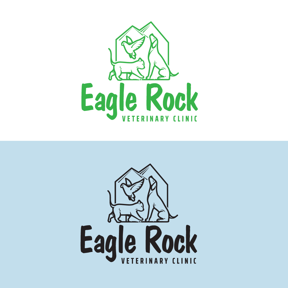 Design de Logo par Sujit Banerjee pour Eagle Rock Veterinary Clinic | Design #27020965