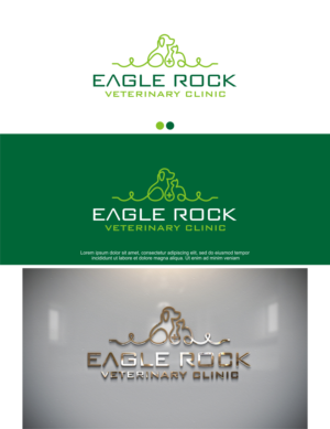 Logo Design by jassi_graphics for Eagle Rock Veterinary Clinic | Design #27020159