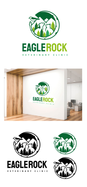 Logo-Design von AbhishekkM'24 für Eagle Rock Veterinary Clinic | Design: #27026722