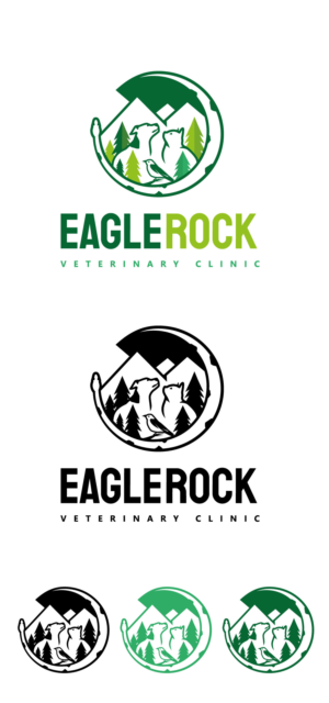 Logo-Design von AbhishekkM'24 für Eagle Rock Veterinary Clinic | Design: #27038056