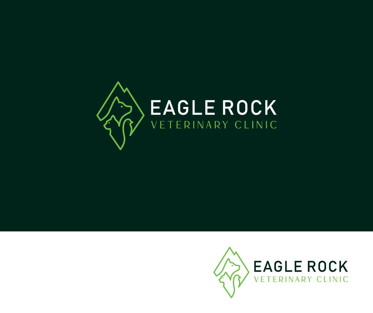 Logo Design by -SD Design- for Eagle Rock Veterinary Clinic | Design #27019148