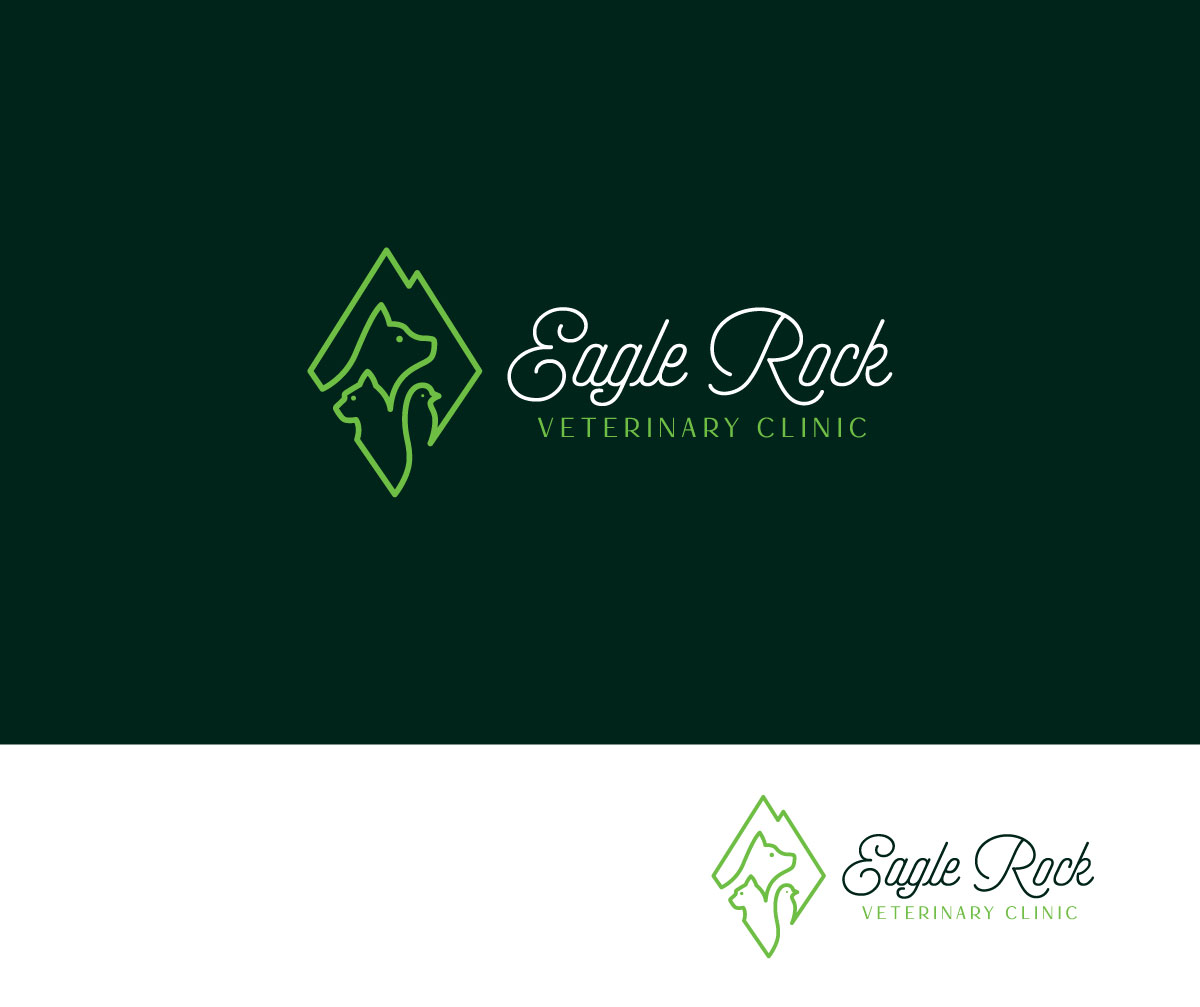 Logo Design by -SD Design- for Eagle Rock Veterinary Clinic | Design #27040544
