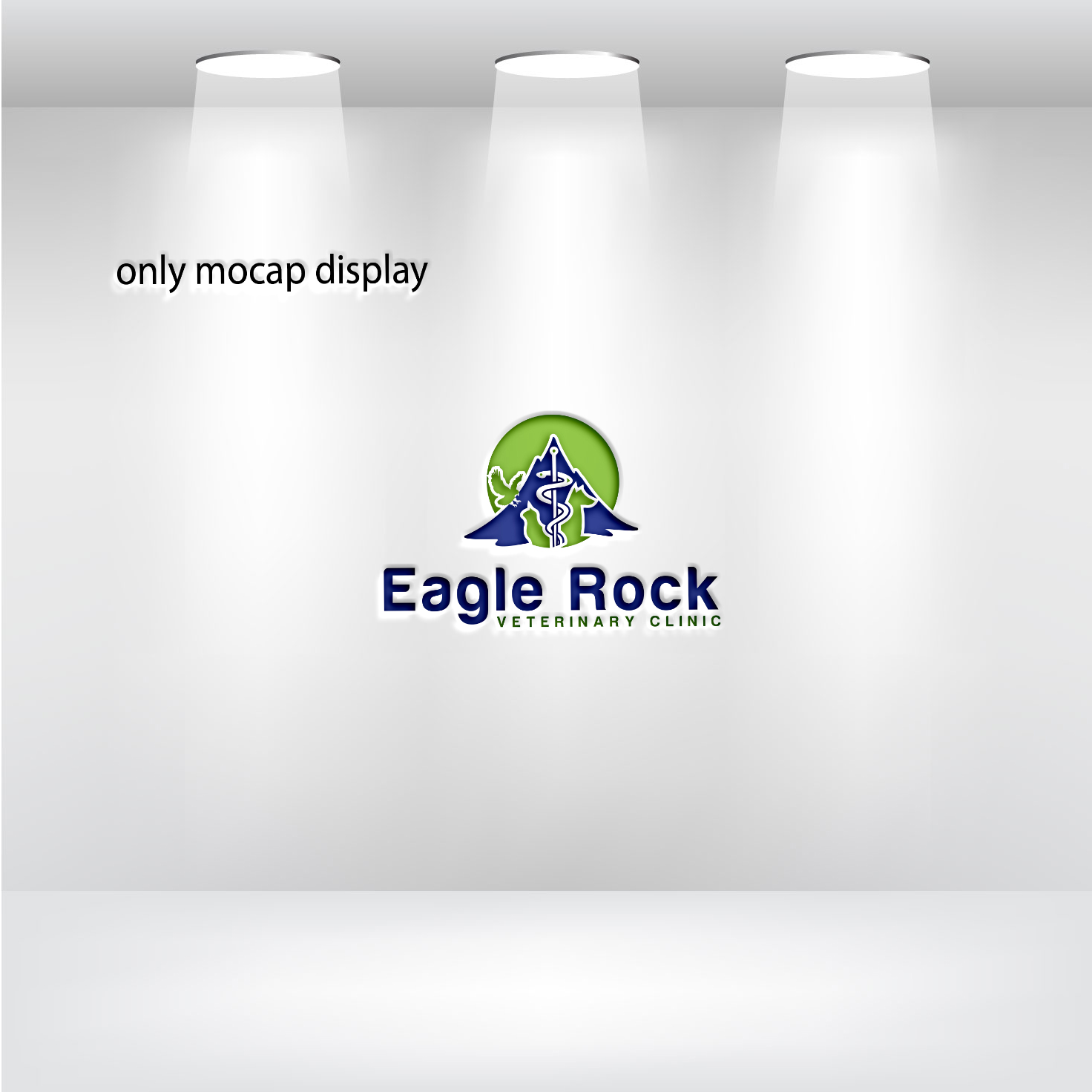 Logo Design by hjyoo for Eagle Rock Veterinary Clinic | Design #27019181