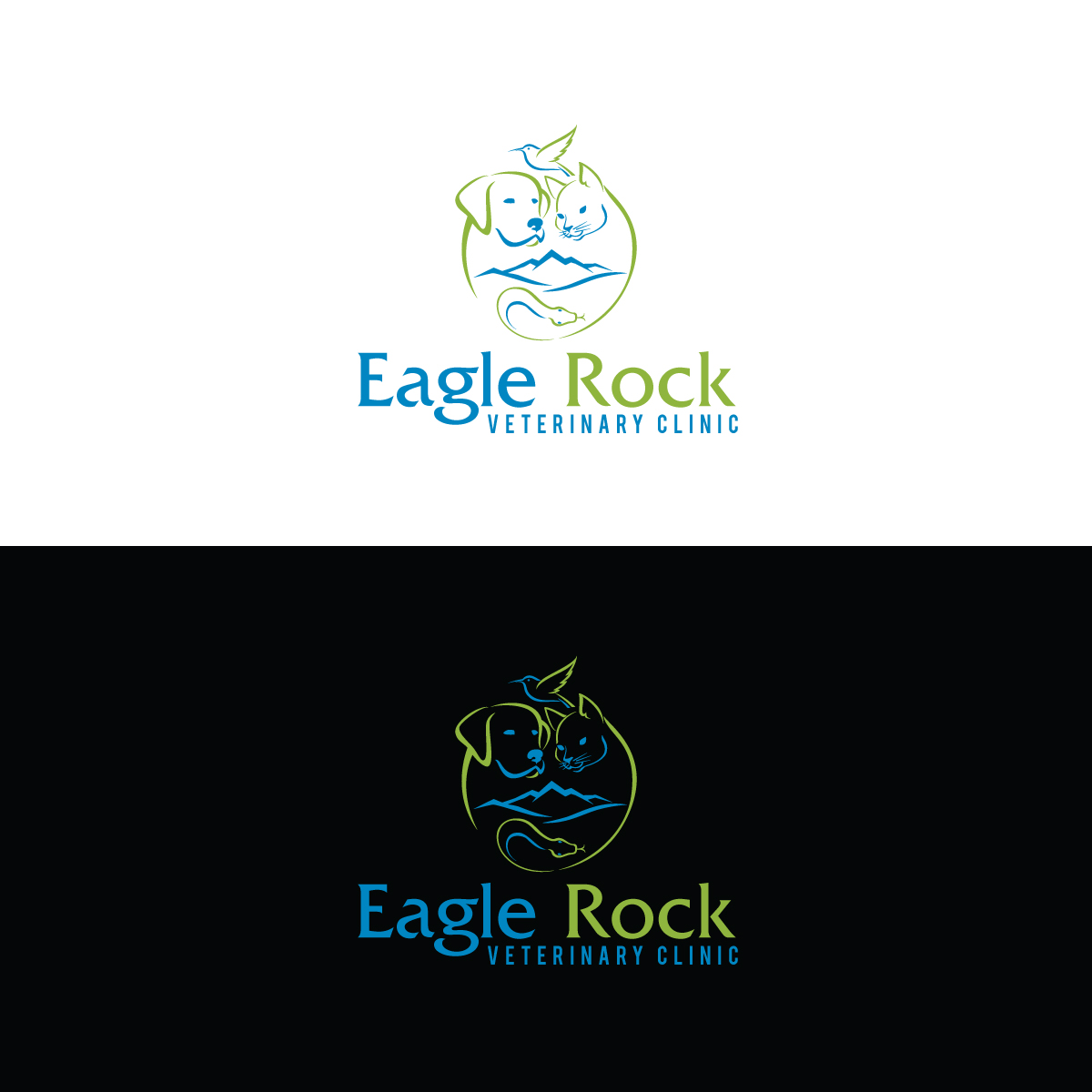 Logo-Design von prodesigns99 für Eagle Rock Veterinary Clinic | Design #27022772