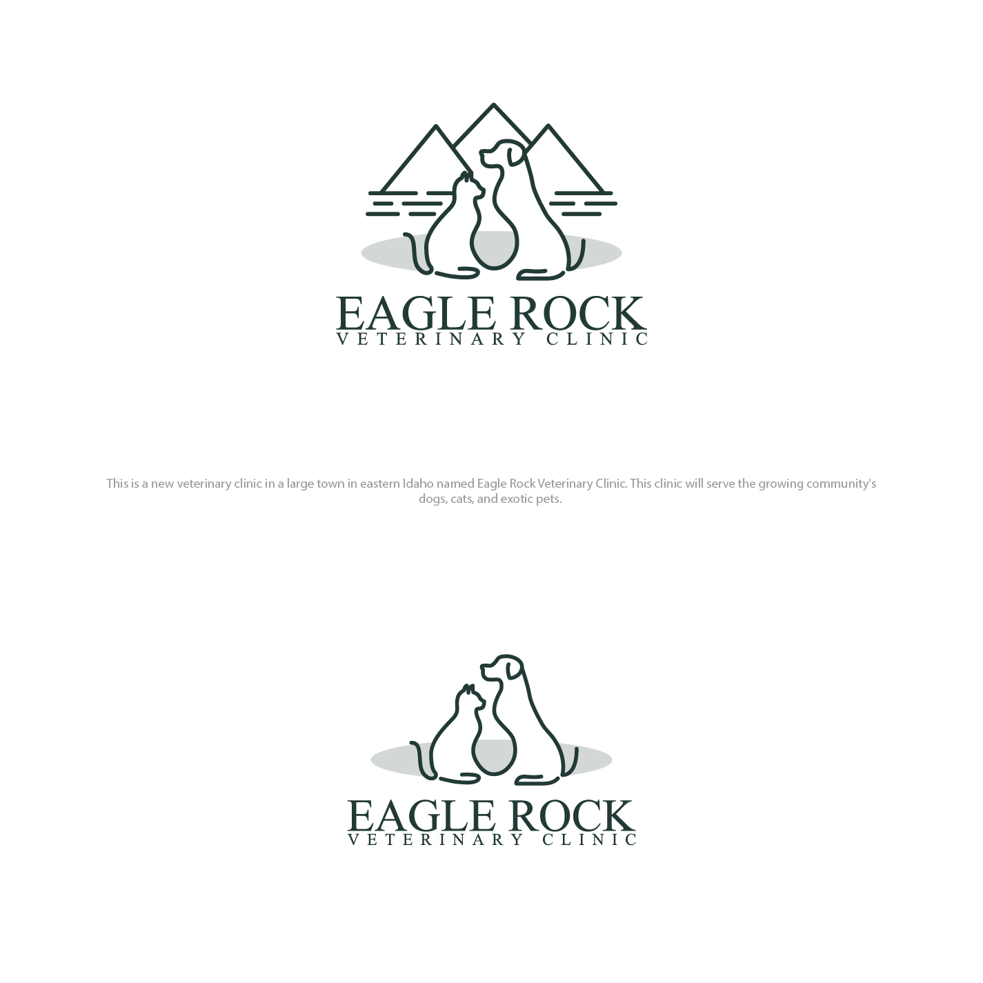Logo-Design von 4tech services für Eagle Rock Veterinary Clinic | Design #27022539