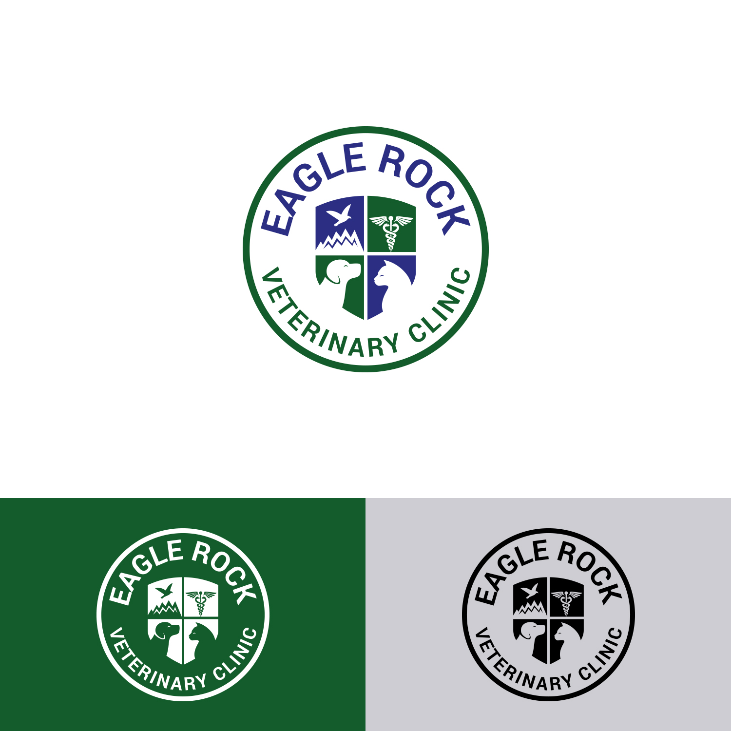 Logo-Design von Maxo-Biz für Eagle Rock Veterinary Clinic | Design #27019445