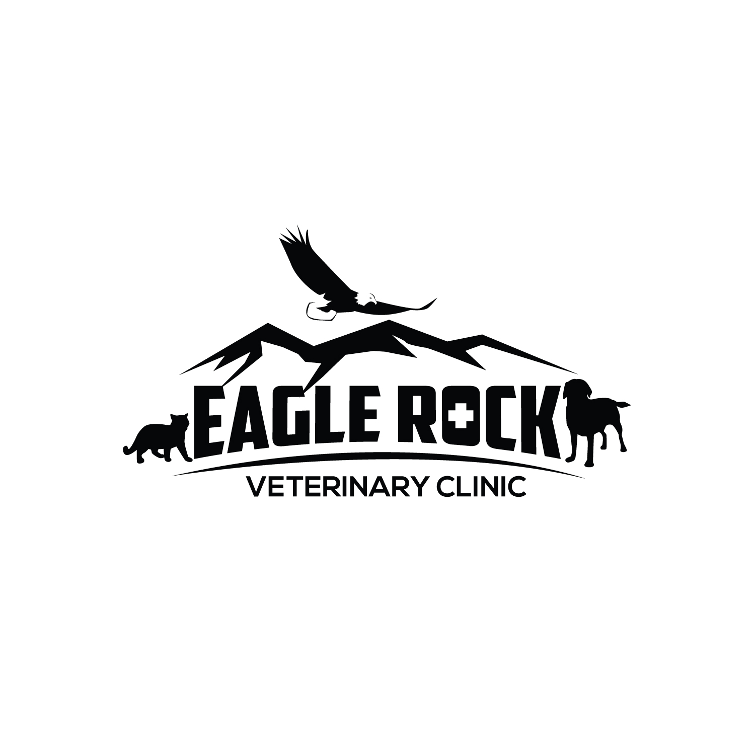 Logo Design by geni for Eagle Rock Veterinary Clinic | Design #27043103