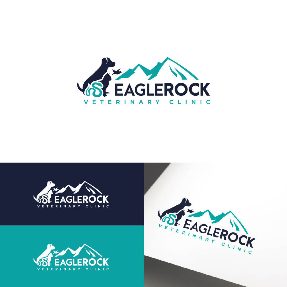 Logo Design by Tan-D for Eagle Rock Veterinary Clinic | Design #27027165