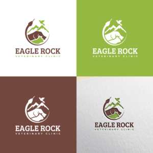 Logo-Design von Tan-D für Eagle Rock Veterinary Clinic | Design: #27027166