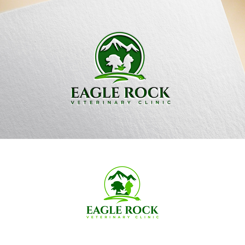 Logo Design by Tan-D for Eagle Rock Veterinary Clinic | Design #27027167