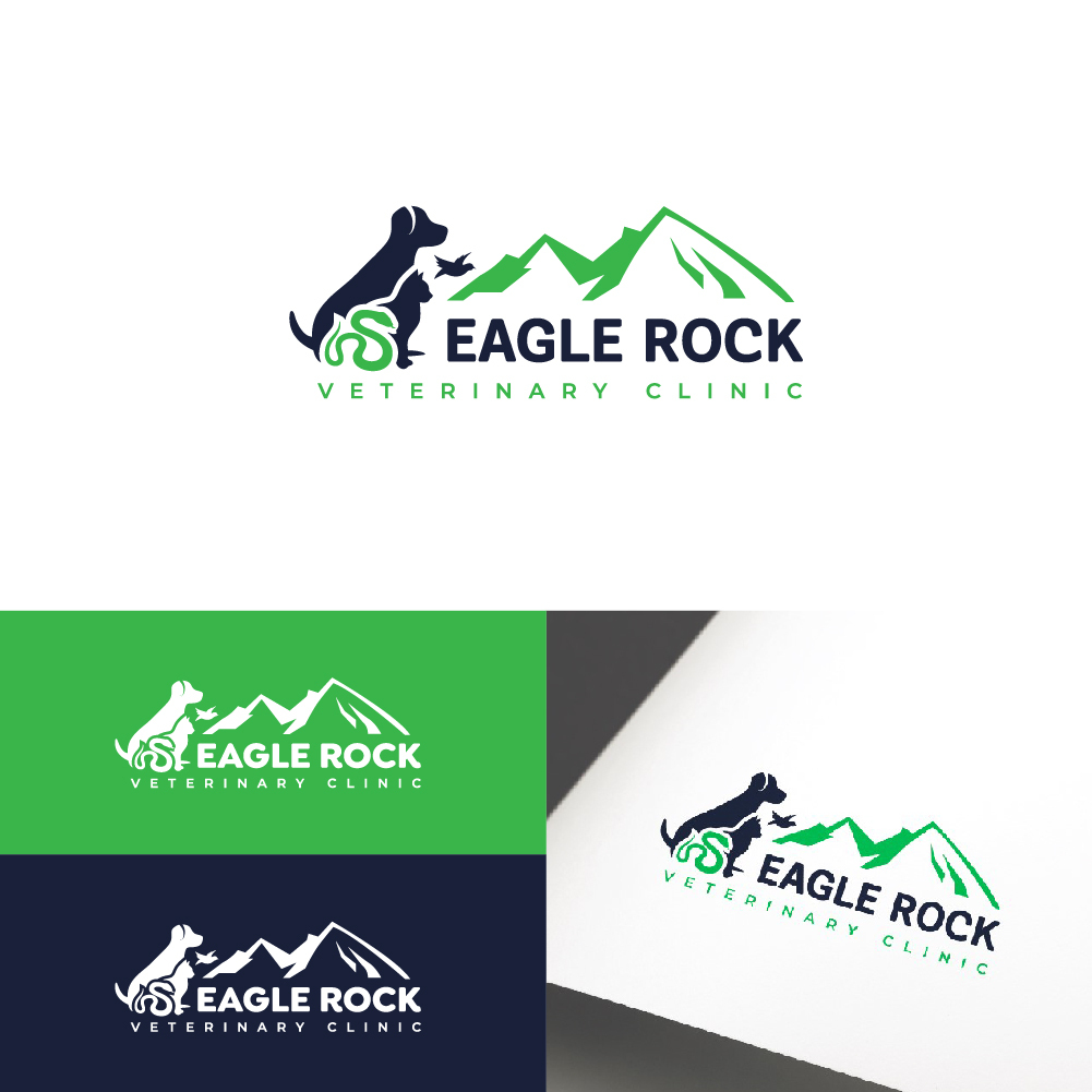 Logo-Design von Tan-D für Eagle Rock Veterinary Clinic | Design #27031410