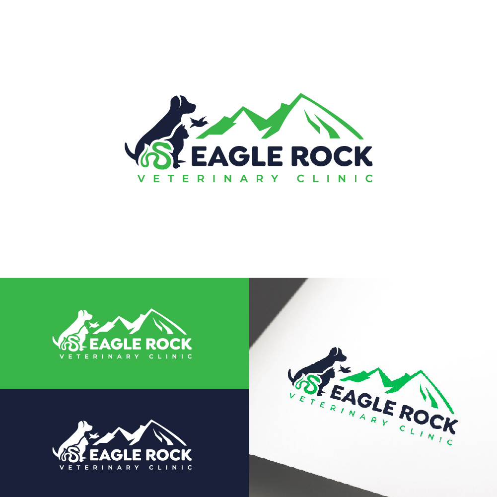 Logo-Design von Tan-D für Eagle Rock Veterinary Clinic | Design #27031411