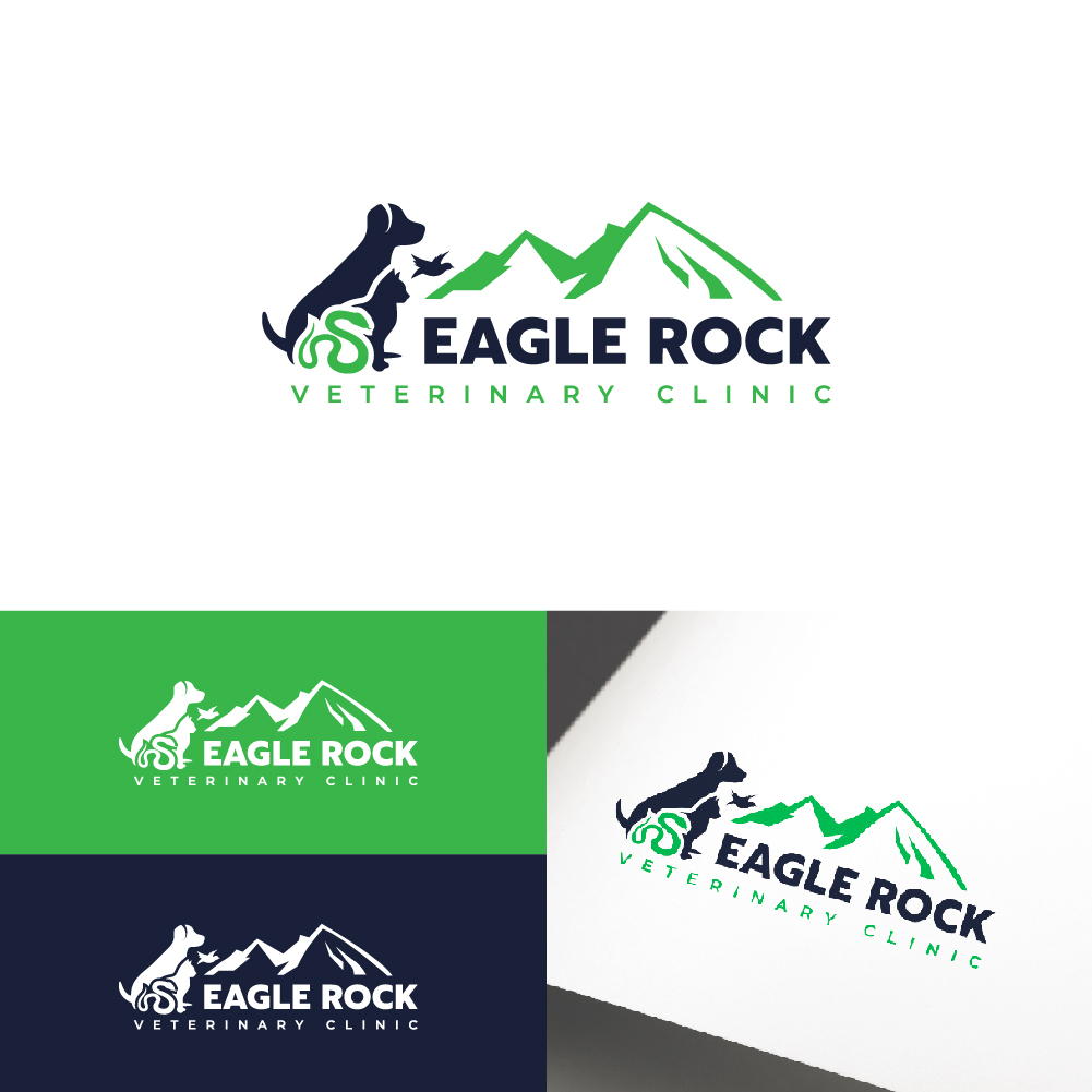 Logo-Design von Tan-D für Eagle Rock Veterinary Clinic | Design #27031412