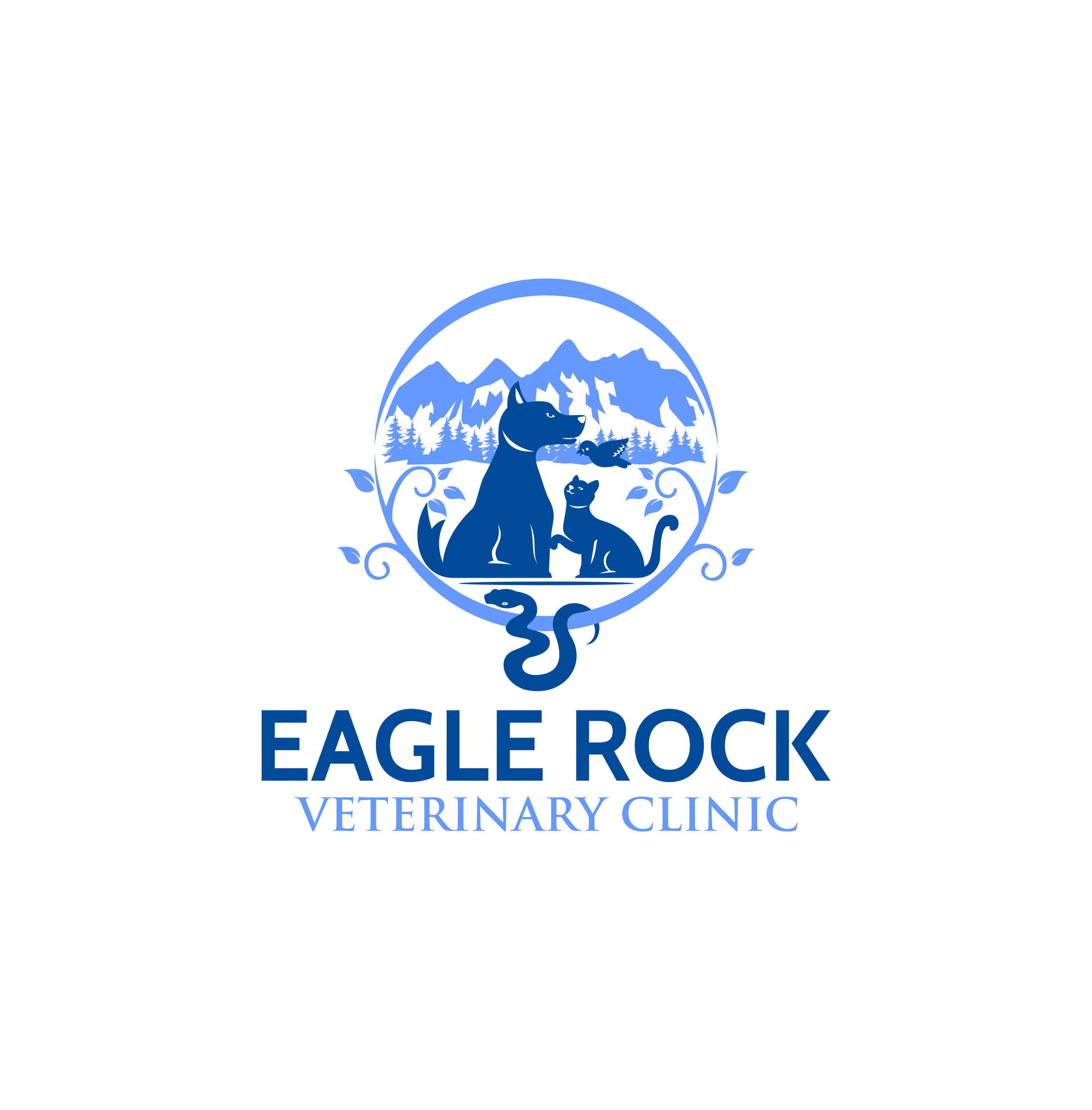 Logo-Design von ERLANDO RONTE RDJ für Eagle Rock Veterinary Clinic | Design #27029205