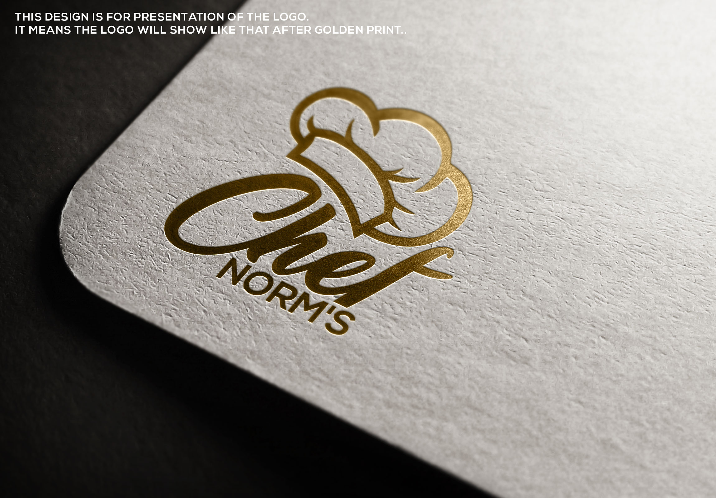 Logo Design by Jennifer© for Chef Norm's | Design #27024476