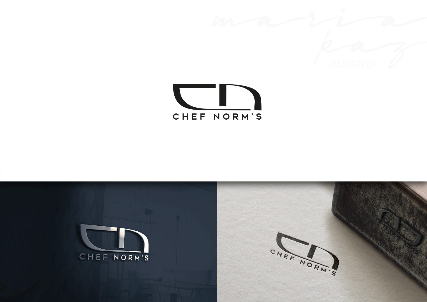 Logo Design by maria-kaz for Chef Norm's | Design #27027685