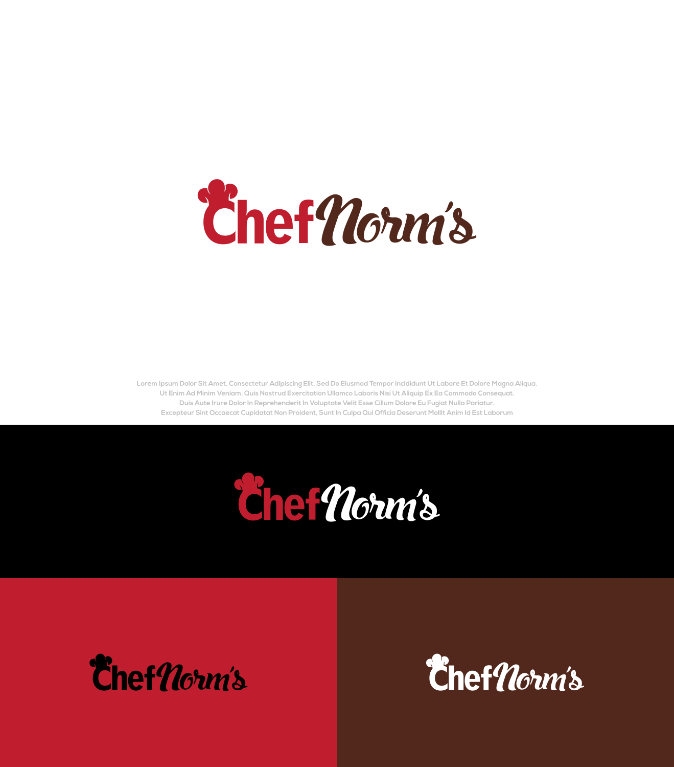 Logo Design by Aditya.DwiRama for Chef Norm's | Design #27026768