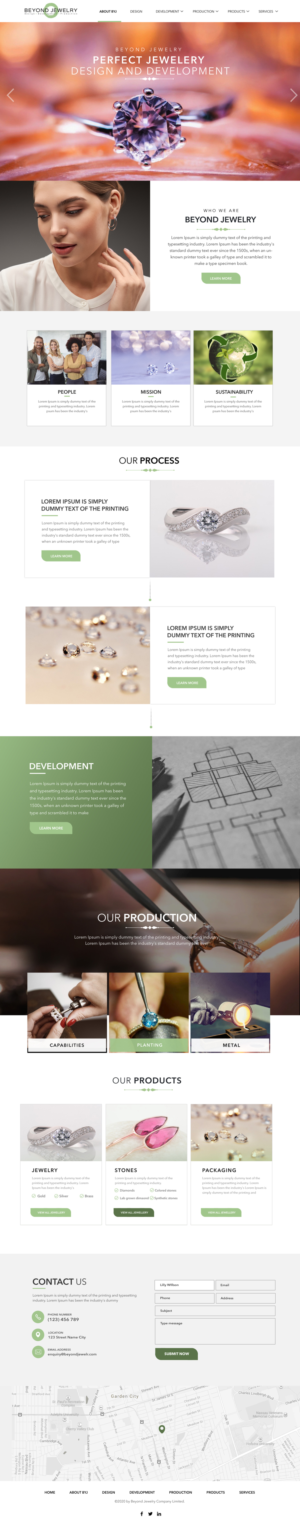 Web Design by Blue Sparrow for this project | Design: #27042211