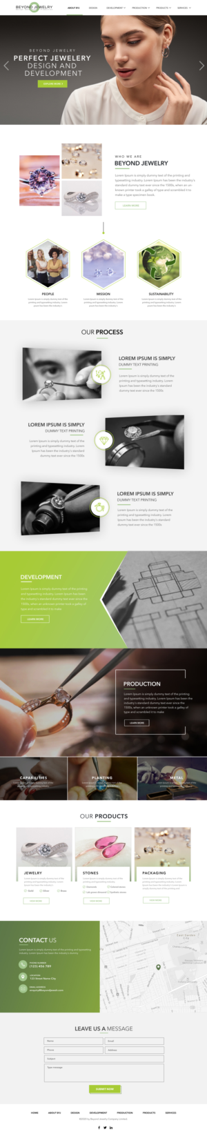 Web Design by Blue Sparrow for this project | Design: #27043243