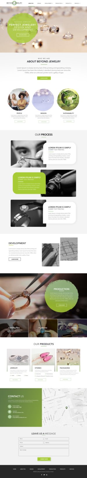 Creating new website for B2B Jewellery Company | Web-Design von Blue Sparrow