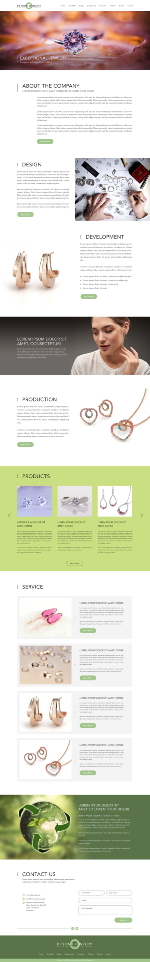 Creating new website for B2B Jewellery Company | Web-Design von Sandaruwan
