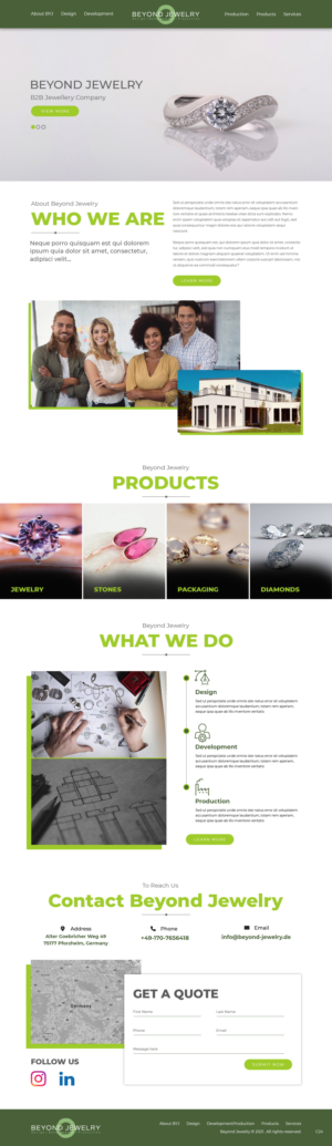 Web Design par pb pour ce projet | Design #27027445