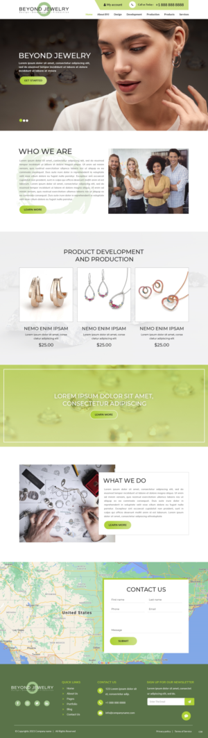 Web Design by pb for this project | Design: #27027447