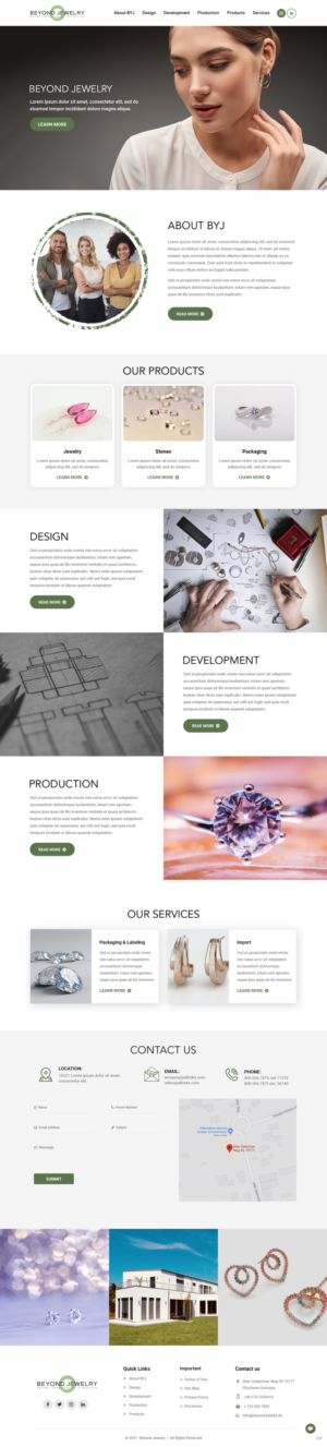 Web Design by pb for this project | Design: #27027452