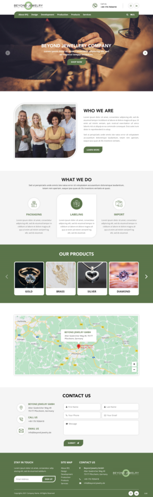 Web Design by pb for this project | Design: #27027456