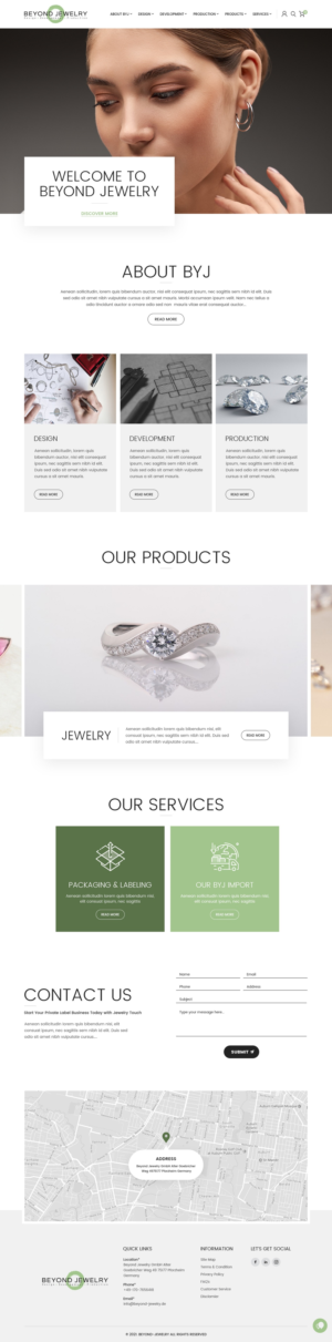 Creating new website for B2B Jewellery Company | Web-Design von nzdesigners