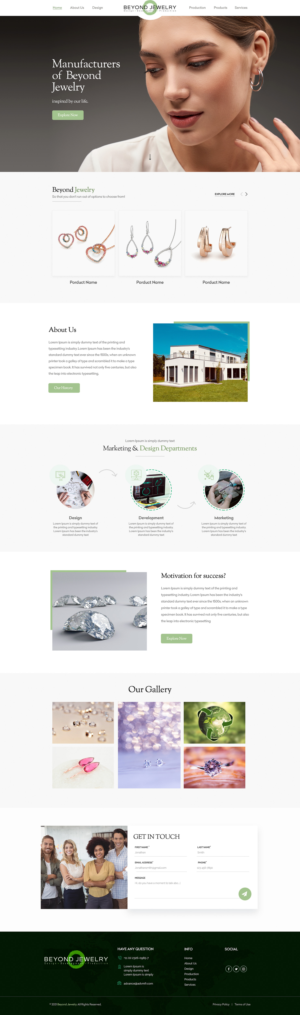 Web Design par Shijo John pour ce projet | Design #27033171
