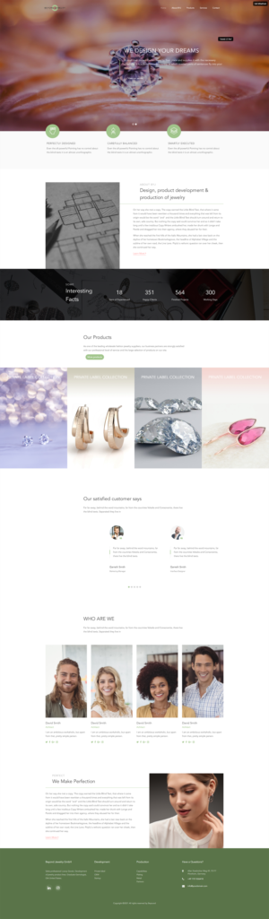 Creating new website for B2B Jewellery Company | Web Design by ileanalp