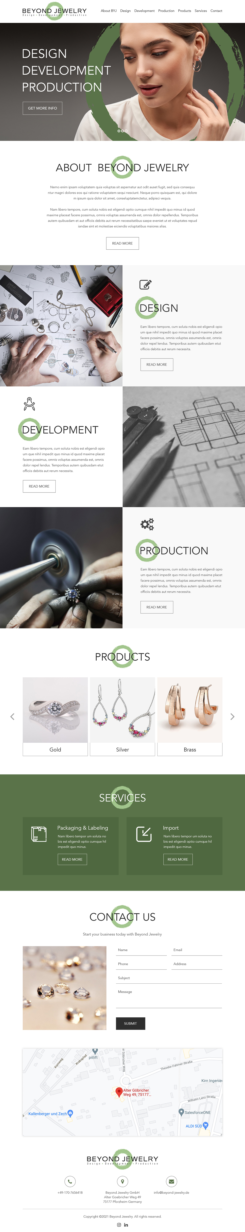 Web Design by Starlyn DS for this project | Design #27026330