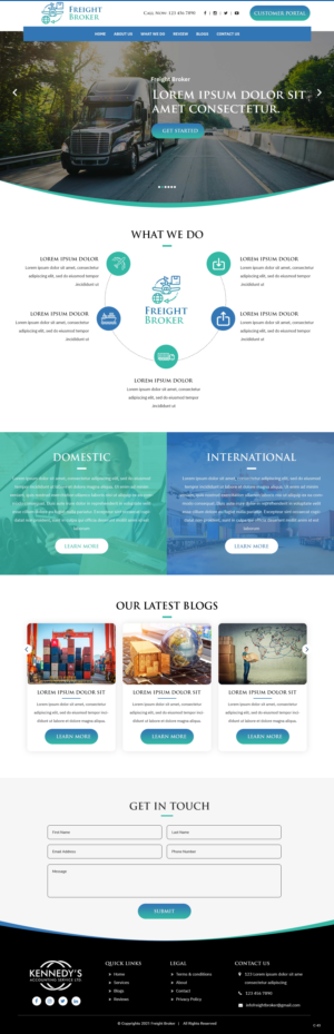 Web Design by pb for this project | Design: #27027479