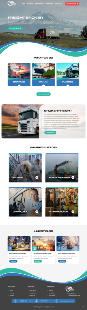 Web Design by pb for this project | Design: #27038897