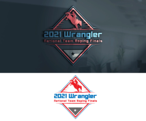 2021 Wrangler National Team Roping Finals          XVI | Logo Design by adam jak