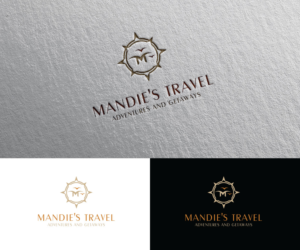 Mandie's Travel Adventures and Getaways | Logo Design by Iris 3
