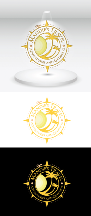 Mandie's Travel Adventures and Getaways | Logo Design by HEAVEN ART