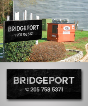 Bridgeport Apartments Downtown Northport | Schilder-Design von Fat Bat Man