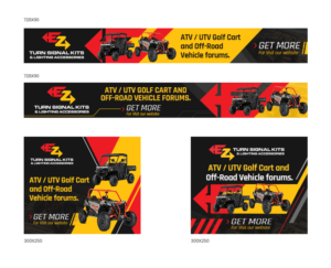 Need CATCHY/VIVID Banner design for my new UTV/ATV/Off Road Vehicle turn signal/lighting company | Banner-Design von SAI DESIGNS